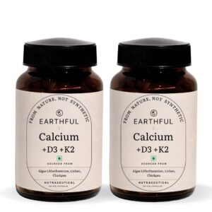 Earthful Plant Based Calcium Caps - 120 Caps (Pack of 2)